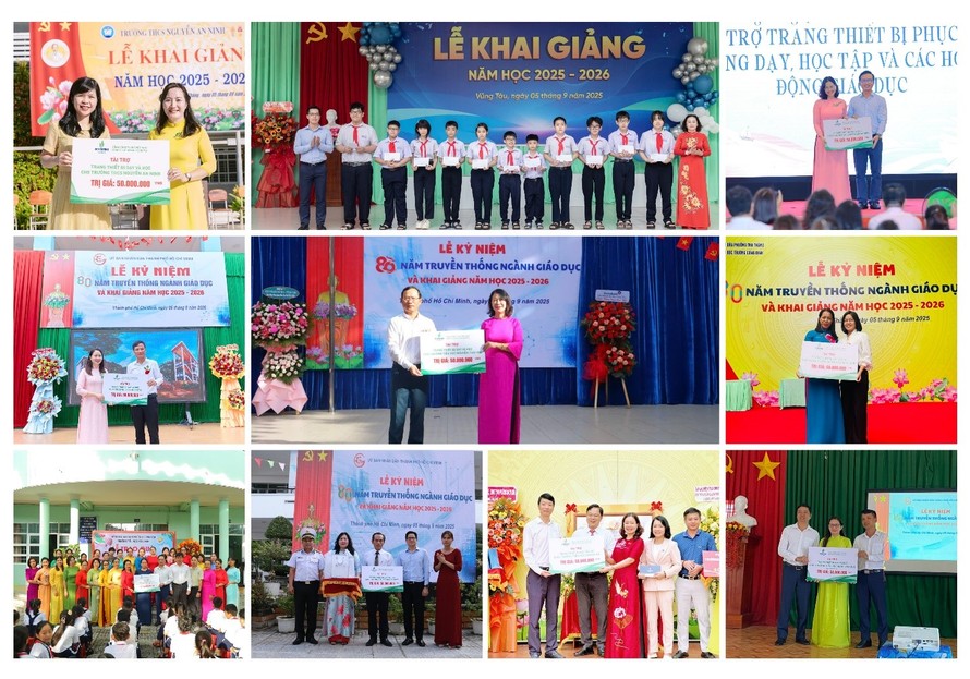 PV GAS VUNG TAU đồng hành cùng các điểm trường nhân ngày khai giảng năm học mới