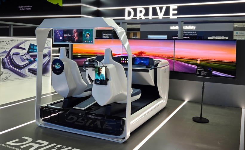 Samsung Display sẽ giới thiệu một loạt công nghệ và sản phẩm mới, trong đó có buồng lái kỹ thuật số được tùy chỉnh cho ôtô tự hành.