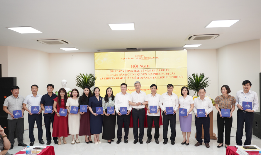 Cục Văn thư và Lưu trữ nhà nước chuyển giao phần mềm quản lý tài liệu lưu trữ số cho 15 tỉnh phía Bắc ngày 18/9.