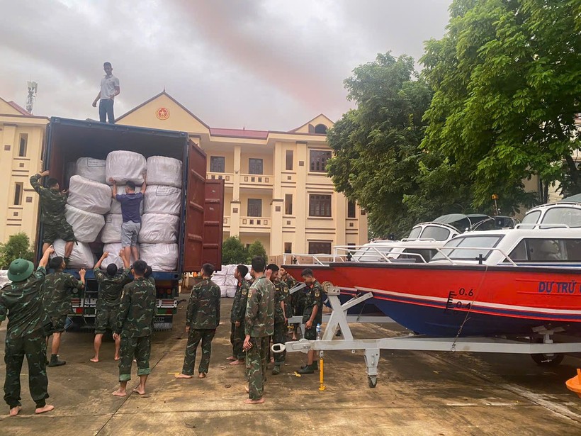 Cục Dự trữ Nhà nước hỗ trợ các tỉnh phòng chống, khắc phục hậu quả thiên tai.