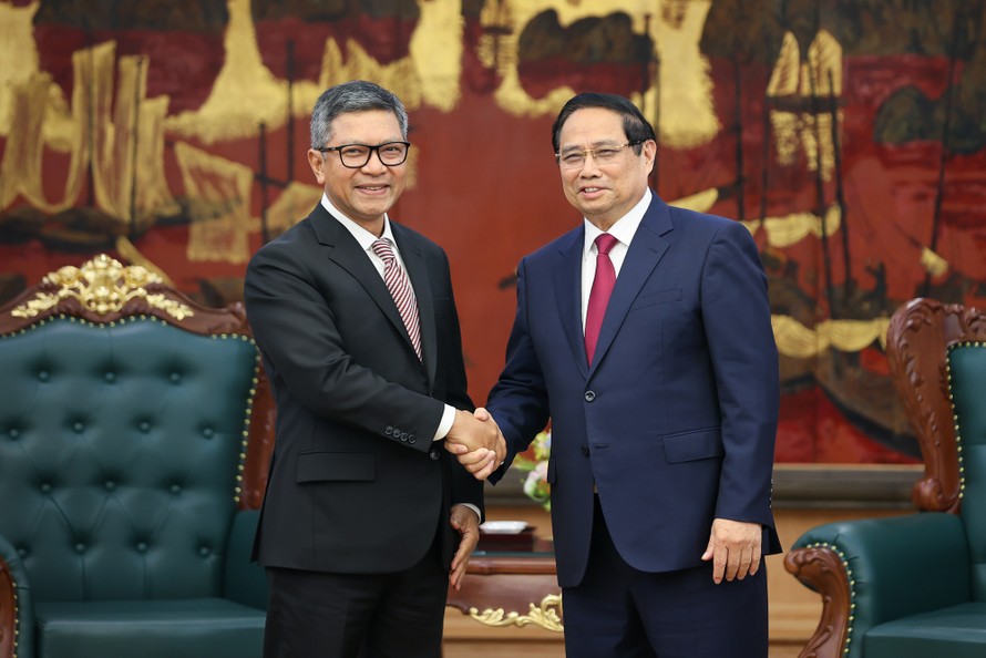 Thủ tướng Phạm Minh Chính tiếp Đại sứ Indonesia Denny Abdi tới chào từ biệt nhân kết thúc nhiệm kỳ công tác
