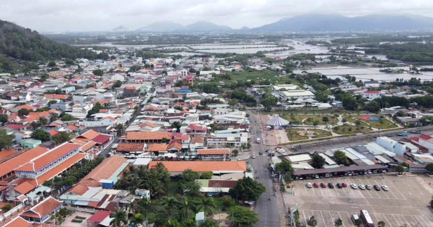 Một góc trung tâm xã đảo Long Sơn, Thành phố Hồ Chí Minh.