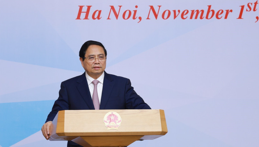 Thủ tướng Phạm Minh Chính chủ trì Hội nghị tham vấn các chuyên gia, tổ chức trong nước và quốc tế về thành lập Trung tâm tài chính quốc tế tại Việt Nam. 