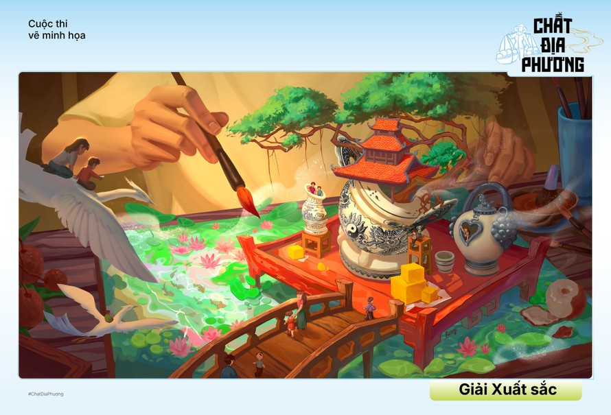 Tác phẩm “Hồn gốm Chu Đậu" của tác giả Triệu Tường Vy đạt giải xuất sắc