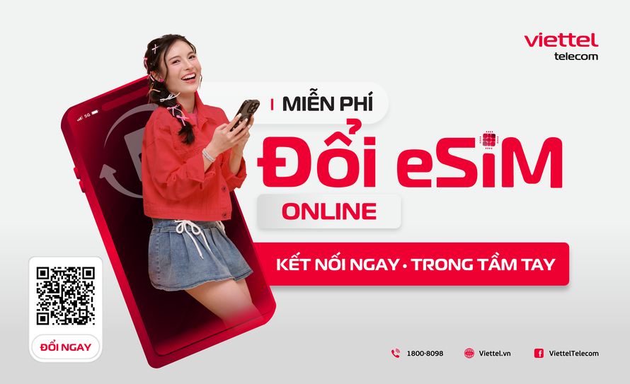 Viettel hỗ trợ khách hàng đổi eSIM online miễn phí 