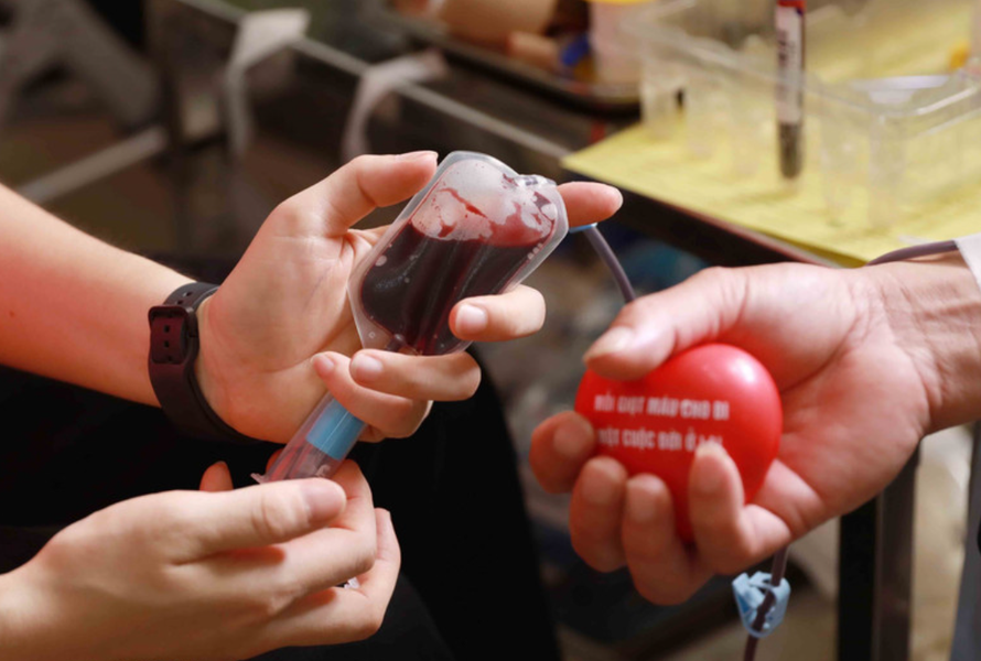 Những đơn vị máu được hiến tại các ngày hội