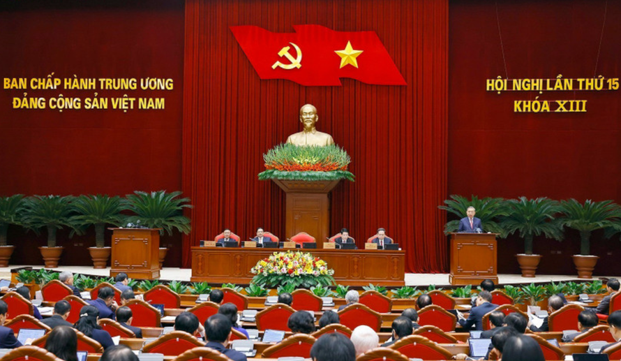 Tổng Bí thư Tô Lâm phát biểu khai mạc Hội nghị lần thứ 15 Ban Chấp hành Trung ương Đảng khóa XIII.