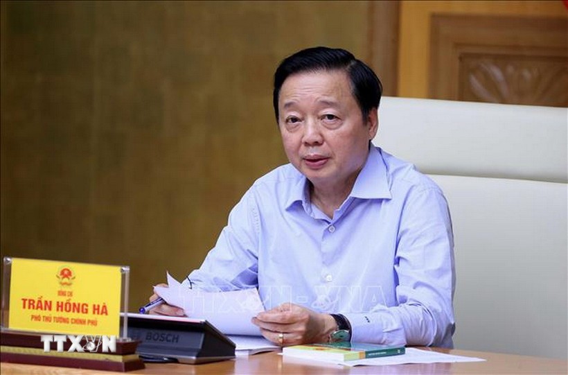 Phó Thủ tướng Trần Hồng Hà phát biểu chỉ đạo