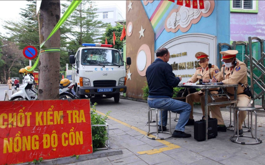 Ngày 3/1, có 3.472 trường hợp vi phạm về nồng độ cồn.