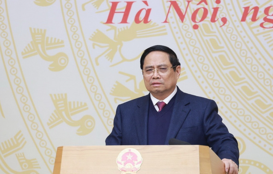 Thủ tướng Phạm Minh Chính chủ trì Hội nghị trực tuyến toàn quốc thúc đẩy đầu tư công năm 2025 và năm 2026