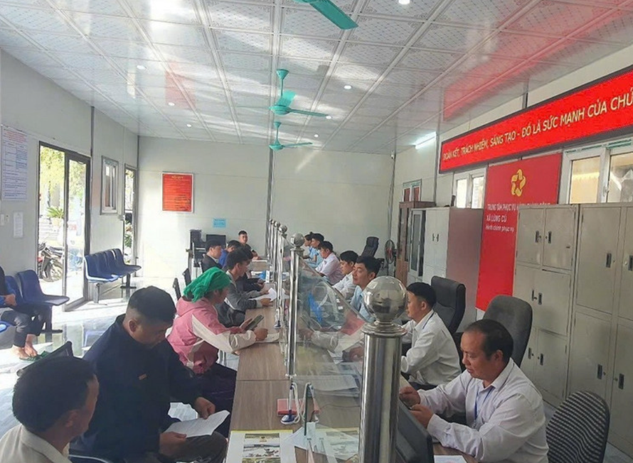 Trung tâm Hành chính công xã Lũng Cú (Tuyên Quang) vận hành hiệu quả, góp phần nâng cao hiệu lực quản lý và chất lượng phục vụ người dân.