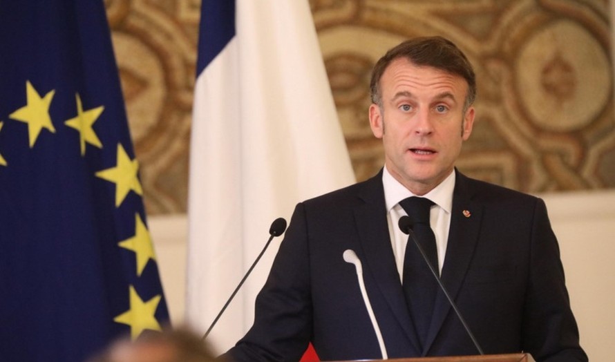 Tổng thống Pháp Emmanuel Macron.