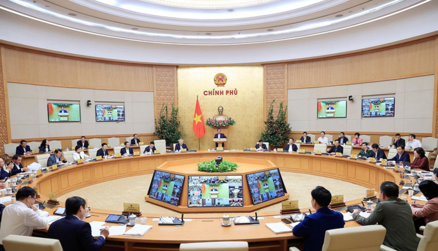 Phiên họp Chính phủ thường kỳ tháng 2 năm 2026 trực tuyến với các địa phương.