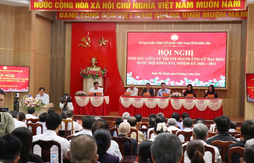 Ban Thường trực Ủy ban Mặt trận Tổ quốc Việt Nam tỉnh Đắk Lắk tổ chức Hội nghị tiếp xúc cử tri 