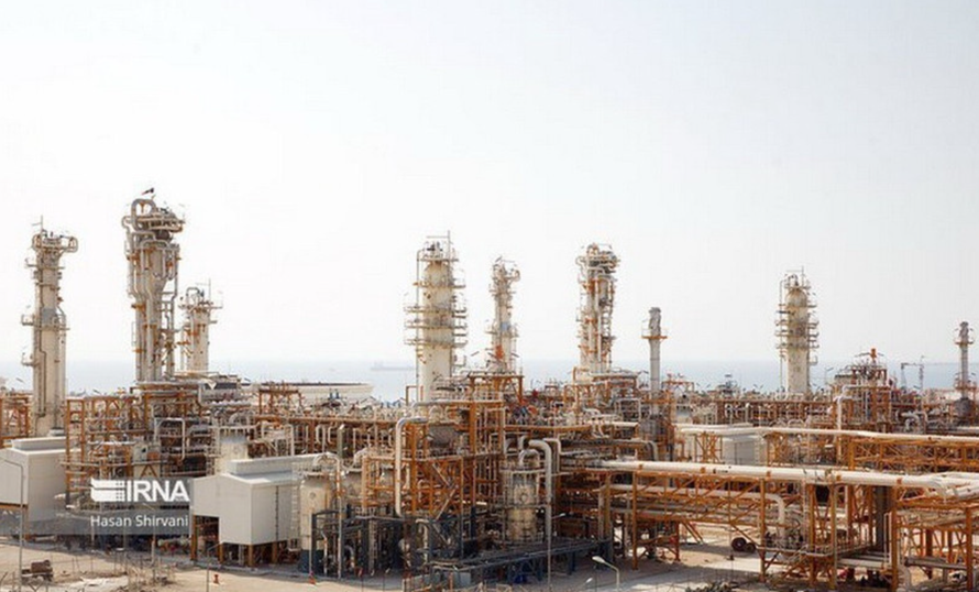 Mỏ khí đốt South Pars của Iran. Ảnh: IRNA