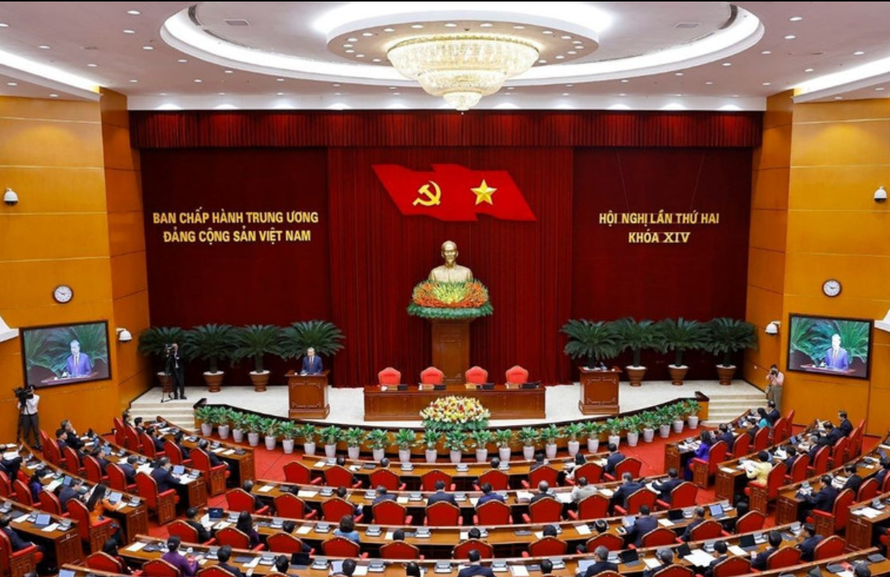 Phiên bế mạc Hội nghị lần thứ hai Ban Chấp hành Trung ương Đảng khoá XIV. 