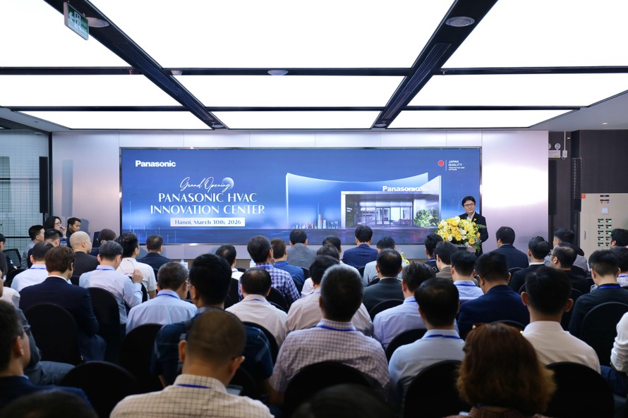 Ông Otsuki Shinsuke - Giám đốc điều hành Panasonic Air-Conditioning Việt Nam phát biểu tại sự kiện