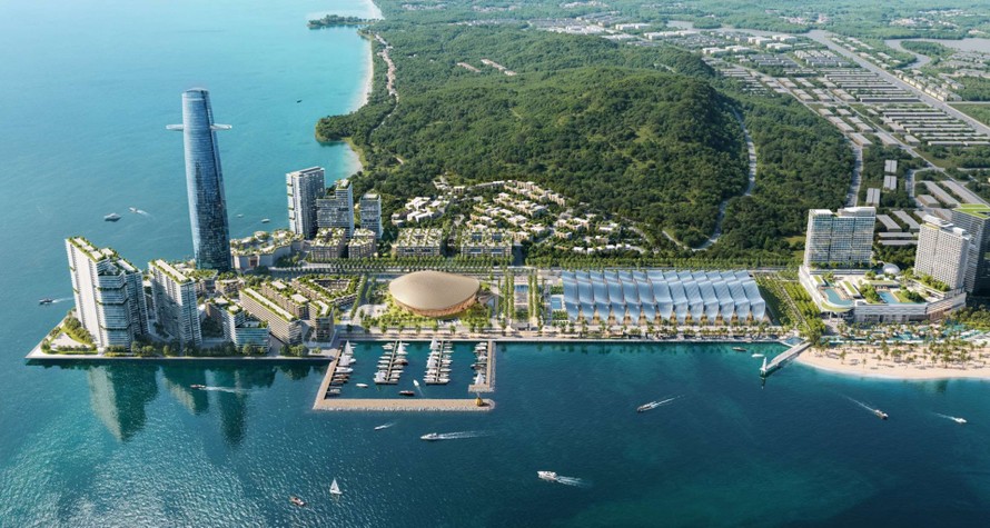 Phối cảnh các công trình trọng điểm phục vụ APEC 2027. Ảnh: Sun Group.