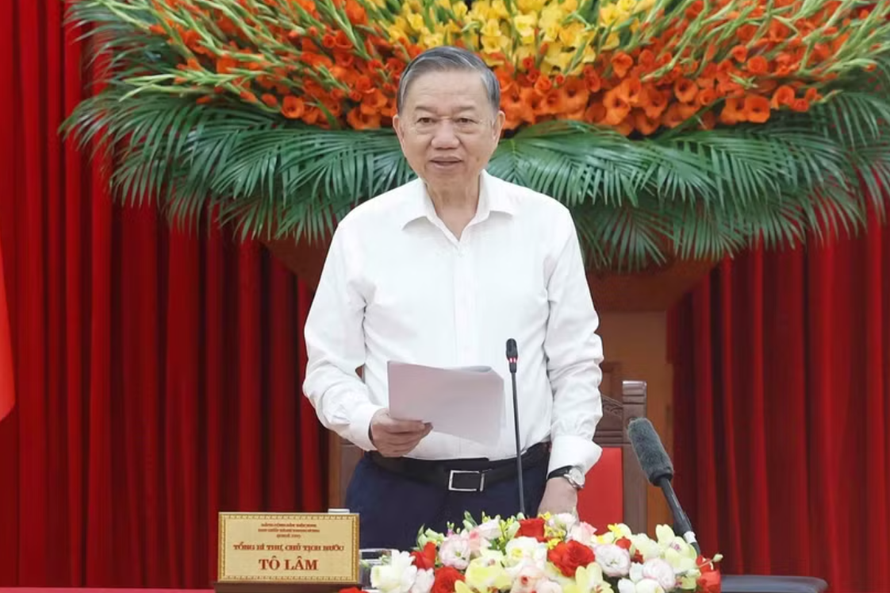 Tổng Bí thư, Chủ tịch nước Tô Lâm, Trưởng Ban Chỉ đạo phát biểu