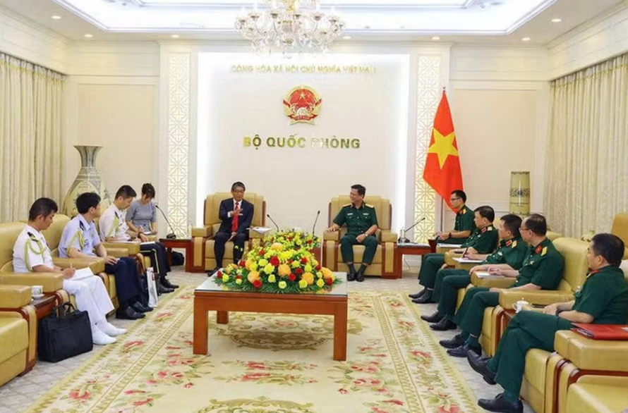 Toàn cảnh buổi làm việc. Ảnh: Bộ Quốc phòng