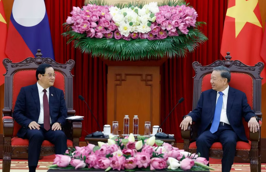 Tổng Bí thư, Chủ tịch nước Tô Lâm tiếp Thủ tướng Lào Sonexay Siphandone.