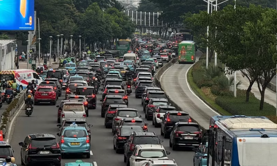 Đường phố tại Jakarta, Indonesia. Ảnh minh họa