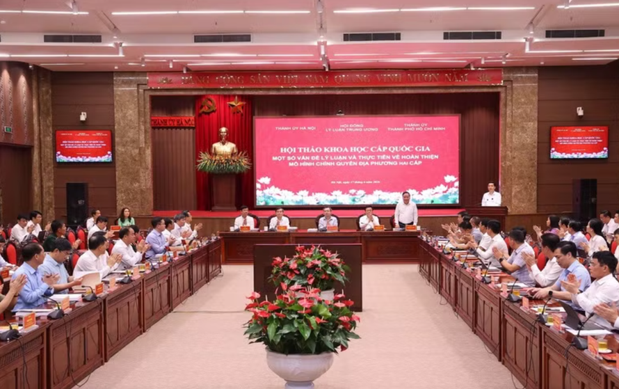 Hội thảo một số vấn đề lý luận và thực tiễn về hoàn thiện mô hình chính quyền địa phương hai cấp.