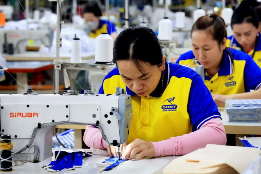 Sản xuất hàng dệt may xuất khẩu. 
