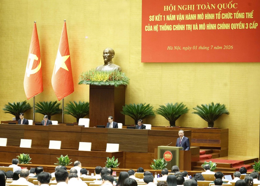 Tổng Bí thư, Chủ tịch nước Tô Lâm phát biểu chỉ đạo. Ảnh: TTXVN