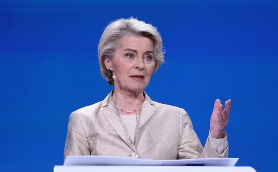 Chủ tịch Ủy ban châu Âu (EC) Ursula von der Leyen.
