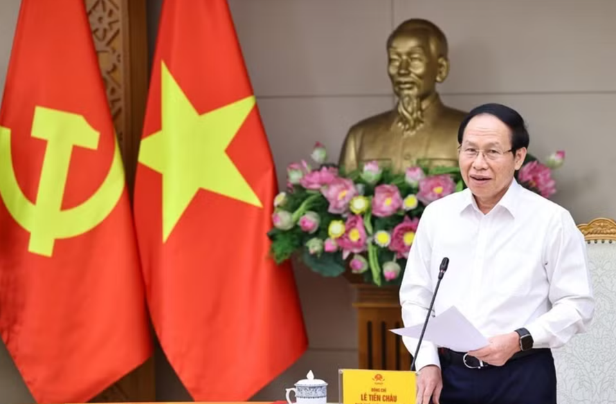 Phó Thủ tướng Lê Tiến Châu chủ trì cuộc họp. 