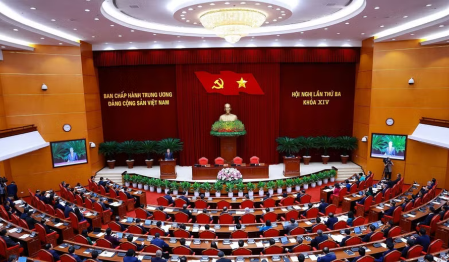 Phiên bế mạc Hội nghị lần thứ 3 Ban Chấp hành Trung ương Đảng khóa XIV. 