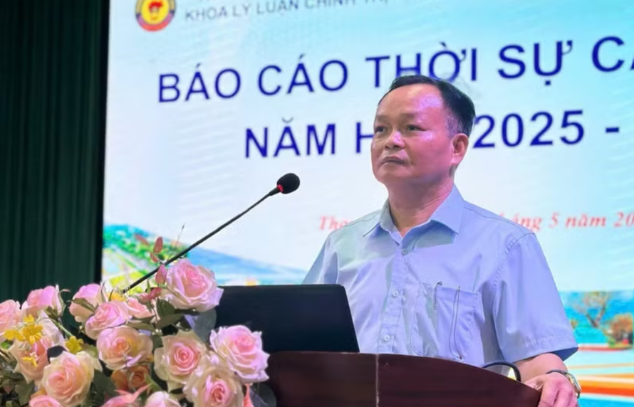 Tiến sỹ Nguyễn Văn Thụ, Phó trưởng khoa Lý luận Chính trị-Luật (Trường Đại học Hồng Đức, Thanh Hóa).