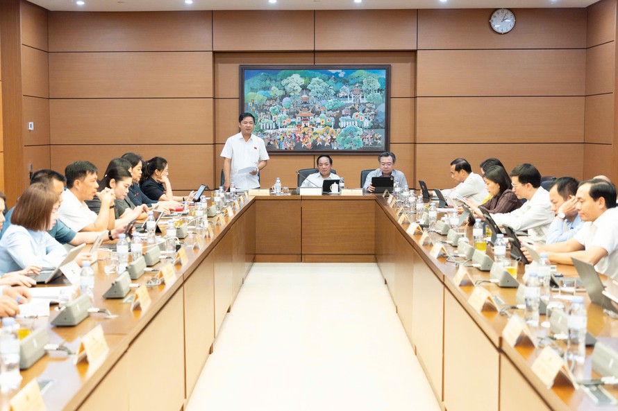 Quang cảnh buổi thảo luận tổ