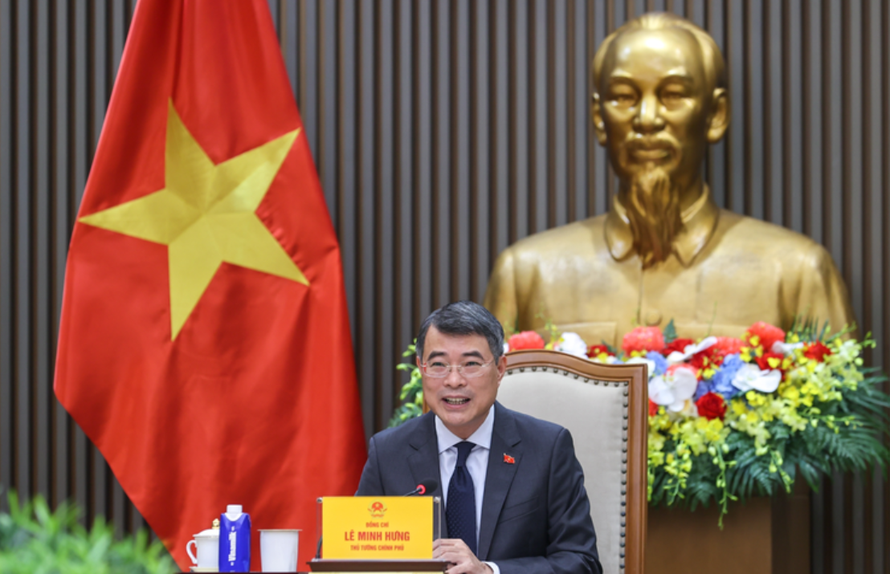Thủ tướng Lê Minh Hưng điện đàm với Thủ tướng Hà Lan Rob Jetten.