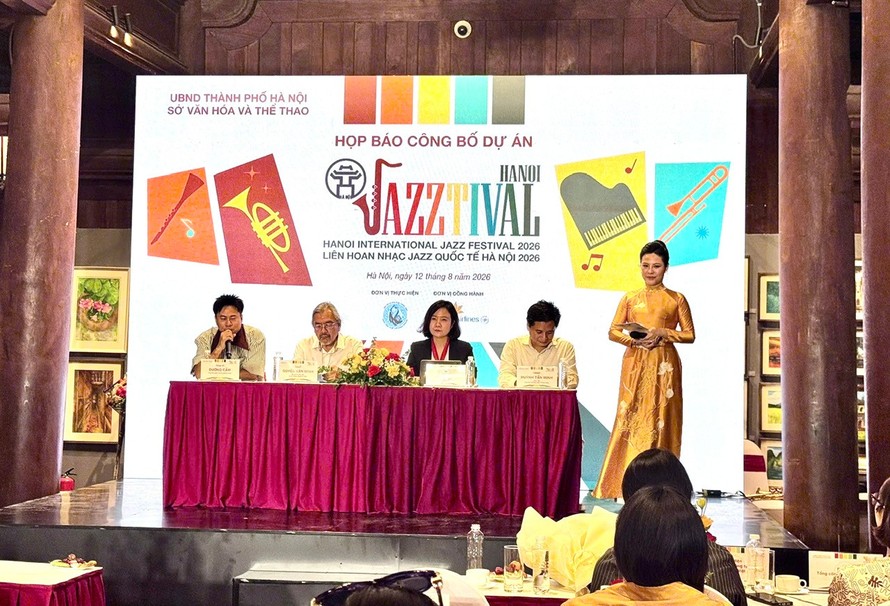 Họp báo Liên hoan nhạc Jazz quốc tế Hà Nội năm 2026 với chủ đề “Jazz Hà Nội - Giai điệu không biên giới”.
