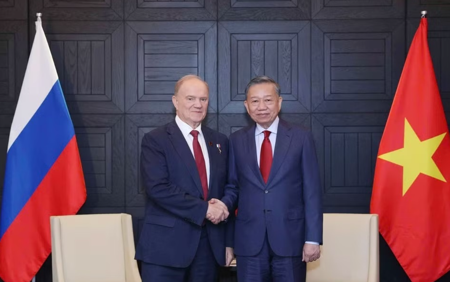 Tổng Bí thư, Chủ tịch nước Tô Lâm tiếp Chủ tịch Đảng Cộng sản Liên bang Nga Gennady Zyuganov