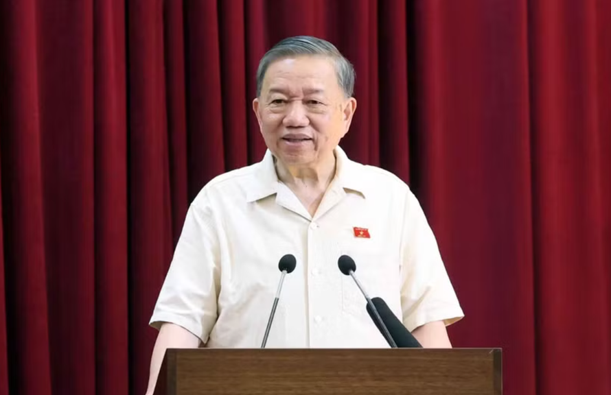 Tổng Bí thư, Chủ tịch nước Tô Lâm phát biểu.