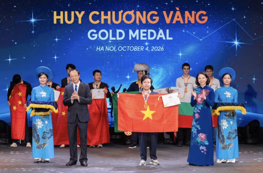 Các học sinh Việt Nam đã giành 6 huy chương Vàng và 4 huy chương Bạc. 