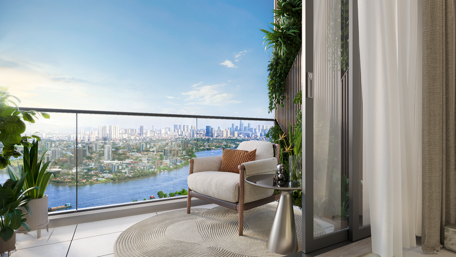 Căn hộ thoáng đạt hơn 15-20% so với tiêu chuẩn thị trường. 