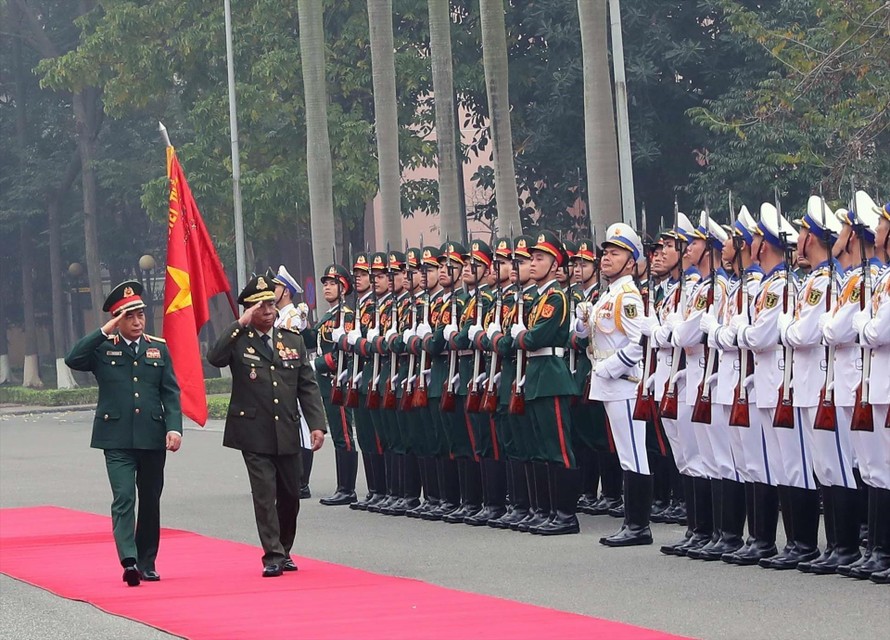 Phó Thủ tướng, Bộ trưởng Bộ Quốc phòng Campuchia thăm chính thức Việt Nam