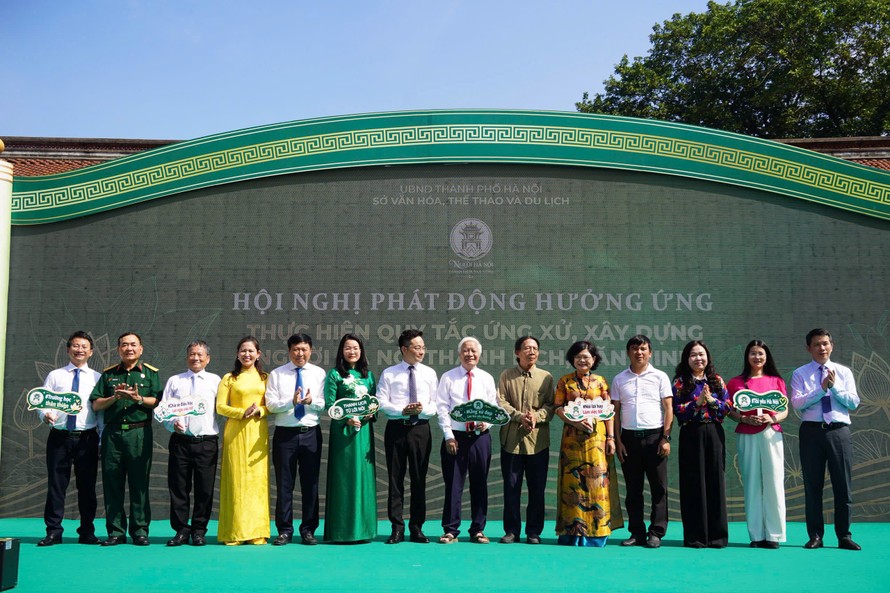 Hội nghị phát động triển khai thực hiện quy tắc ứng xử, xây dựng người Hà Nội thanh lịch, văn minh năm 2026