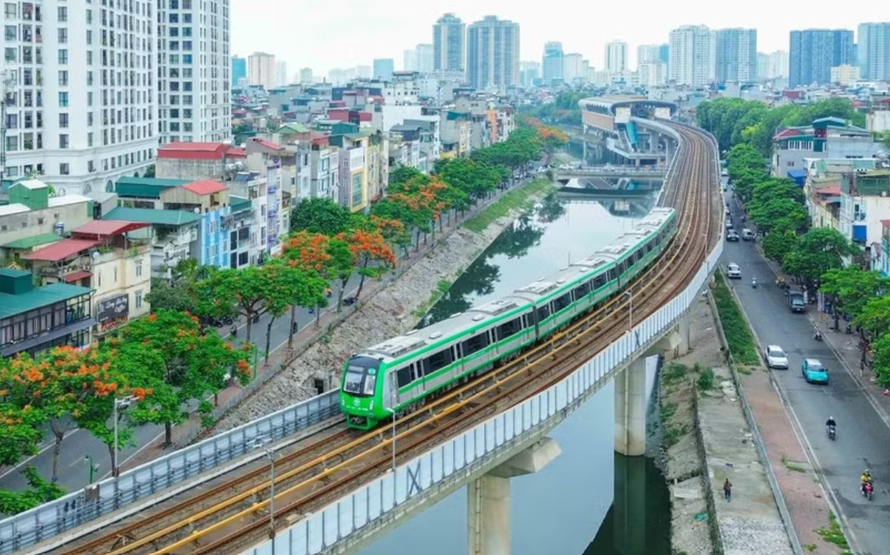 Tuyến đường sắt đô thị Cát Linh-Hà Đông.