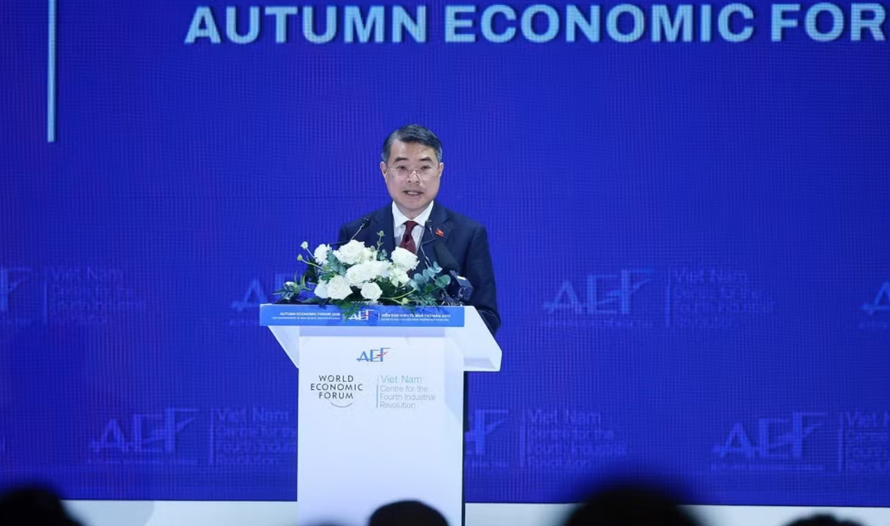 Thủ tướng Lê Minh Hưng phát biểu tại Phiên toàn thể cấp cao Diễn đàn Kinh tế Mùa Thu 2026 (AEF 2026)
