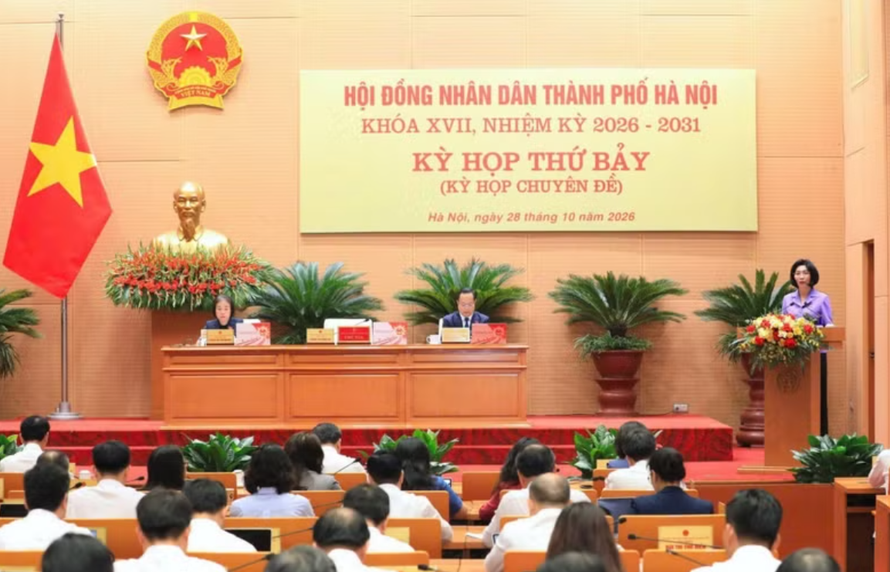 Quang cảnh phiên khai mạc kỳ họp.