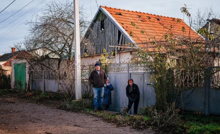 Người dân tại Kherson, Ukraine. Ảnh minh họa