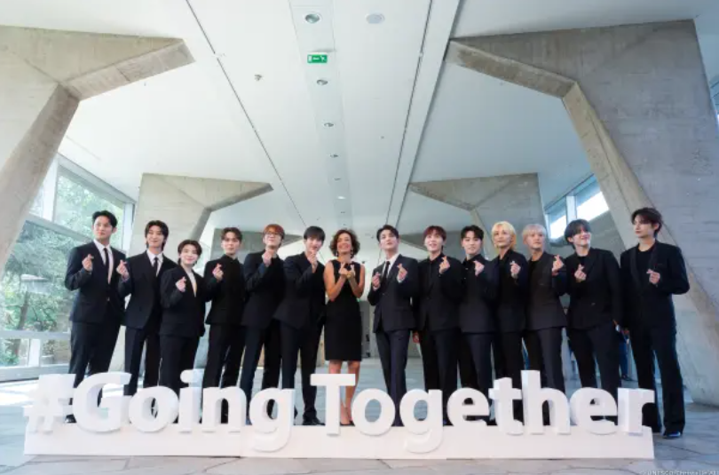 UNESCO và SEVENTEEN khởi động dự án tài trợ 1 triệu USD. Ảnh: UNESCO