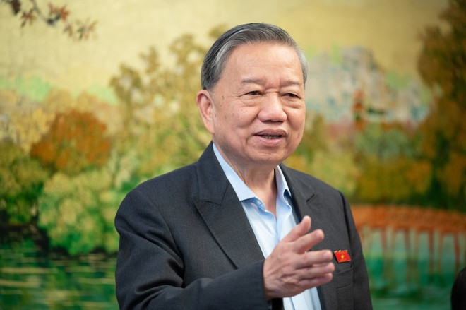 Tổng Bí thư đề nghị nghiên cứu các quy định về khuyến khích như thế nào để phát huy hiệu quả hoạt động khoa học, công nghệ, đổi mới sáng tạo và chuyển đổi số. Ảnh: QH/Vietnam+