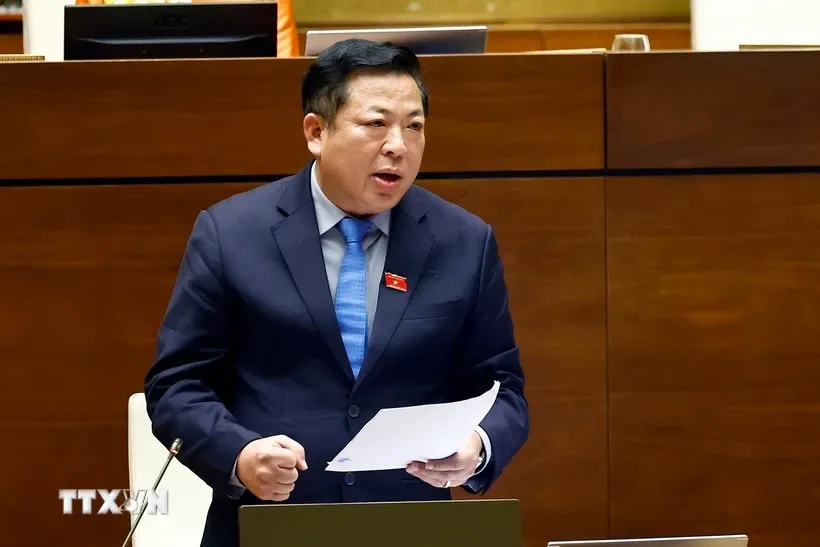 Bộ trưởng Bộ Giao thông Vận tải Trần Hồng Minh. Ảnh: Doãn Tấn/TTXVN