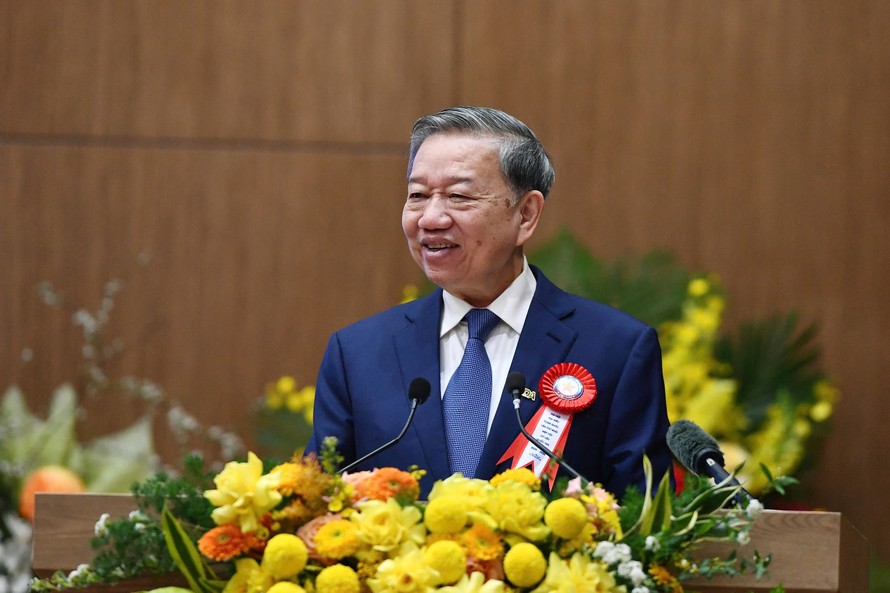 Tổng Bí thư Tô Lâm phát biểu chỉ đạo. 